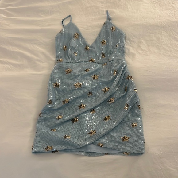 Superdown Dina mini dress with stars S - Picture 2 of 6